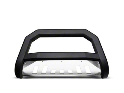 Armordillo AR Series Bull Bar with Aluminum Skid Plate; Matte Black (88-00 C2500, K2500)