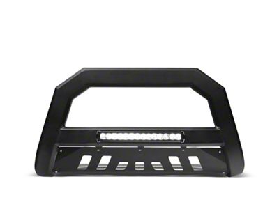 Armordillo AR Series Bull Bar with LED Light Bar; Matte Black (98-00 C2500, K2500)