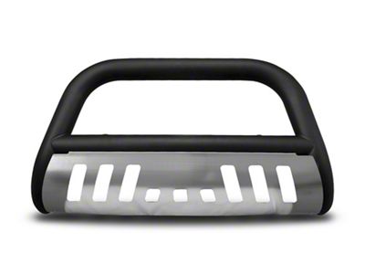 Armordillo Classic Bull Bar with Aluminum Skid Plate; Matte Black (88-98 C1500, K1500)