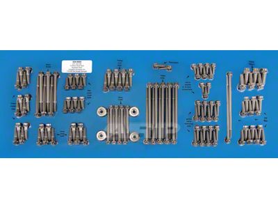 ARP Stainless Engine and Accessory Bolt Kit; 12-Point (98-02 5.7L Firebird)