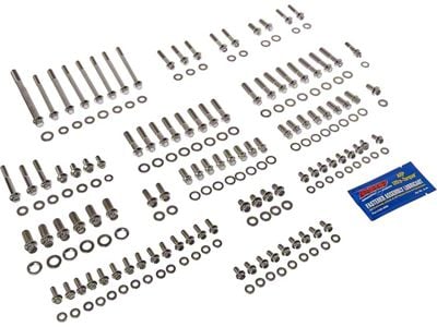 ARP Big Block 429-460 385-Series Ford Engine and Accessory Bolt Kit; Stainless Steel 12-Point