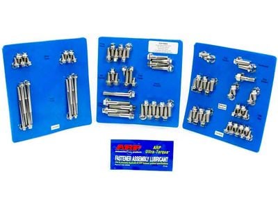 ARP Small Block 305-350 CID Chevy Engine and Accessory Bolt Kit; Stainless Steel Hex