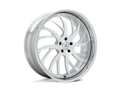 Asanti AF862 Brushed Wheel; Right Directional; Rear Only; 24x10; -20mm Offset (67-69 Camaro)