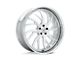 Asanti AF862 Brushed Wheel; Left Directional; 24x9; -2mm Offset (67-69 Camaro)