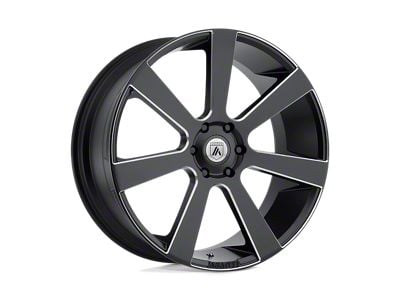 Asanti Apollo Satin Black Milled Wheel; 24x9; 15mm Offset (82-92 Camaro)