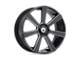 Asanti Apollo Satin Black Milled Wheel; 24x9; 15mm Offset (82-92 Camaro)