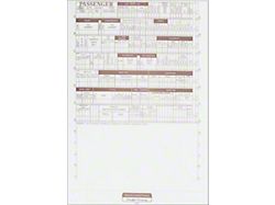 Assembly Line New Vehicle Build Sheet, Ford, 1971