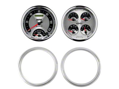 Auto Meter American Muscle Series 2-Gauge Direct-Fit Dash Kit (47-53 Chevrolet Truck)