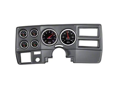 Auto Meter Designer Black Series 6-Gauge Direct-Fit Dash Kit (73-83 C10, K10)