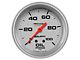 Auto Meter Ultra-Lite Series 2-5/8-Inch Oil Pressure Gauge; 0-100 PSI; Mechanical (Universal; Some Adaptation May Be Required)