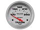 Auto Meter Ultra-Lite Series 2-5/8-Inch Transmission Temperature Gauge; 100-250 Fahrenheit (Universal; Some Adaptation May Be Required)