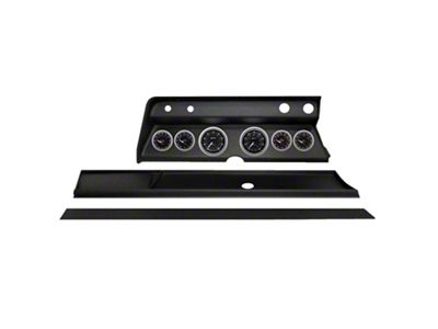 Auto Meter Chrono Chrome Series 6-Gauge Direct-Fit Dash Kit (1966 Chevelle)