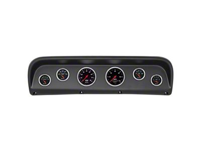 Auto Meter Designer Black Series 6-Gauge Direct-Fit Dash Kit (67-72 F-100, F-250, F-350)