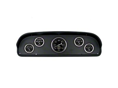 Auto Meter Old Tyme Black Series 5-Gauge Direct-Fit Dash Kit (57-60 F-100)