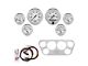 Auto Meter Old Tyme White Series 6-Gauge Direct-Fit Dash Kit (53-55 F-100, F-250, F-350)