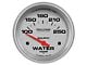 Auto Meter Ultra-Lite Series 2-5/8-Inch Water Temperature Gauge; 100-250 Fahrenheit (Universal; Some Adaptation May Be Required)