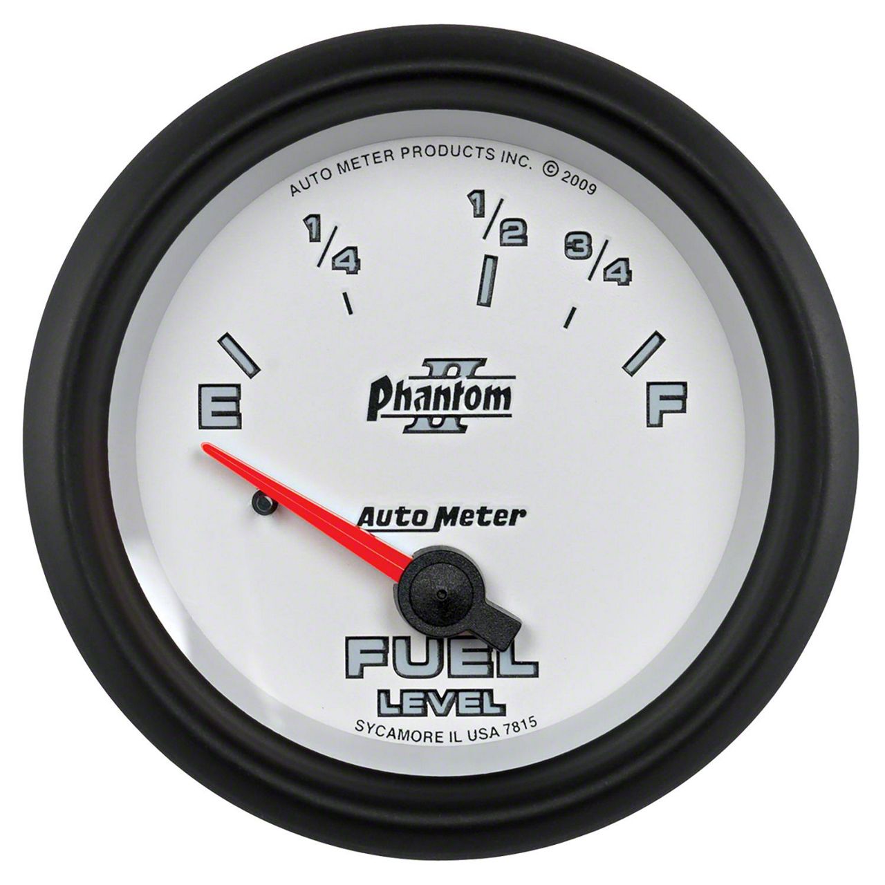 Auto Meter Ecklers Phantom II Series 2-5/8-Inch Fuel Level Gauge; 73 ...