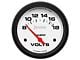 Auto Meter Phantom Series 2-5/8-Inch Voltmeter Gauge; 8-18V (Universal; Some Adaptation May Be Required)