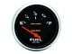 Auto Meter Pro-Comp Series 2-5/8-Inch Fuel Level Gauge; 240 ohm Empty to 33 ohm Full (Universal; Some Adaptation May Be Required)