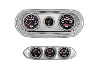 Auto Meter Sport-Comp II Series 6-Gauge Direct-Fit Dash Kit (62-65 Chevy II)