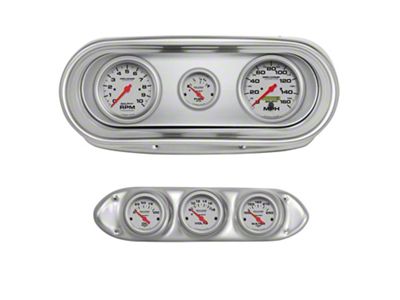 Auto Meter Ultra-Lite Series 6-Gauge Direct-Fit Dash Kit (62-65 Chevy II)