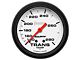 Auto Meter Phantom Series 2-5/8-Inch Transmission Temperature Gauge; 140-280 Fahrenheit; Mechanical (Universal; Some Adaptation May Be Required)