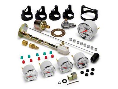 Auto Meter Chevy Vintage Series 5-Gauge Kit; Electrical