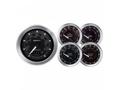 Auto Meter Chrono Series 5-Gauge Kit; Electrical