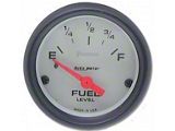 Auto Meter Phantom Series 2-1/16-Inch Fuel Level Gauge; 0 ohm Empty to 90 ohm Full