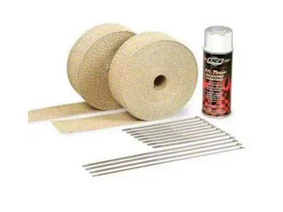 Automotive Exhaust & Header Wrap Kit - White