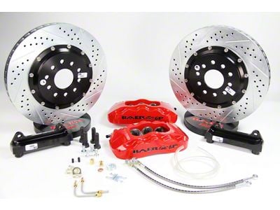 Baer Pro+ Rear Big Brake Kit with 13-Inch Rotors; Black Calipers (65-82 Corvette C2 & C3 w/ OE Rear Disc Brake Trailing Arms)