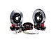 Baer Extreme+ Front 6-Lug Big Brake Kit with 14-Inch Rotors; Black Calipers (60-87 C10, C15 w/ CPP Nodular Iron 2.50-Inch Drop Spindles)