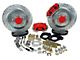 Baer Classic Series Front Big Brake Kit with 13-Inch Rotors; Red Calipers (67-69 Camaro)