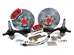 Baer Classic Series Front Big Brake Kit with 13-Inch Rotors; Red Calipers (70-81 Camaro)