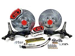 Baer Classic Series Front Big Brake Kit with 13-Inch Rotors; Red Calipers (82-92 Camaro)