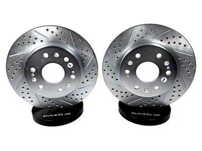 Baer Claw Performance Drilled and Slotted Rotors; Front Pair (78-81 Camaro)