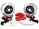 Baer Pro+ Front Big Brake Kit with 13-Inch Rotors; Fire Red Calipers (67-69 Camaro)