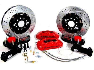 Baer Pro+ Front Big Brake Kit with 14-Inch Rotors; Black Calipers (67-69 Camaro)