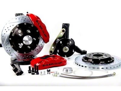 Baer Pro+ Front Big Brake Kit with 14-Inch Rotors; Silver Calipers (82-92 Camaro)