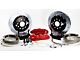 Baer Pro+ Rear Big Brake Kit with 13-Inch Rotors; Black Calipers (70-74 Camaro w/ OE Small Pattern 10/12-Bolt C-Clip Housing Ends)