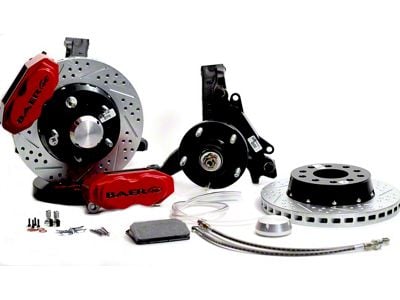 Baer SS4+ Front Big Brake Kit with 11-Inch Rotors; Grabber Blue Calipers (82-92 Camaro)