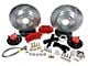 Baer SS4 Front Big Brake Kit with 13-Inch Rotors; Fire Red Calipers (67-69 Camaro)