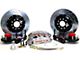 Baer Extreme+ Front Big Brake Kit with 14-Inch Rotors; Silver Calipers (37-48 Ford Car, Ford Truck w/ Straight Axle Spindles)