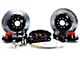 Baer Extreme+ Front Big Brake Kit with 14-Inch Rotors; Black Calipers (70-71 Fairlaine, Torino, Montego w/ OE Drum Spindles)