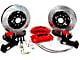 Baer Pro+ Front Big Brake Kit with 14-Inch Rotors; Fire Red Calipers (67-69 Firebird)