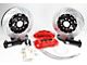 Baer Pro+ Front Big Brake Kit with 14-Inch Rotors; Red Calipers (93-97 Firebird w/ 98-02 Spindles; 98-02 Firebird)