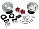 Baer Classic Series Rear Big Brake Kit with 11.65-Inch Rotors; Red Calipers (55-57 150, 210, Bel Air, Nomad w/ OE 10/12-Bolt Small Car Rear End & w/o Staggered Shocks)