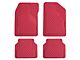 BaseLayer Cut-to-Fit All Weather Front and Rear Floor Mats; Crimson Red (Universal; Some Adaptation May Be Required)