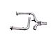 BBK 1-3/4-Inch Long Tube Headers; Polished Silver Ceramic (98-02 5.7L Firebird)