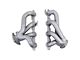 BBK 1-3/4-Inch Shorty Headers; Polished Silver Ceramic (01-02 5.7L Firebird)